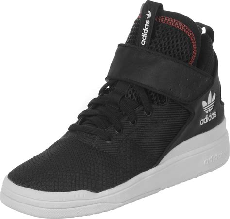 black adidas high tops